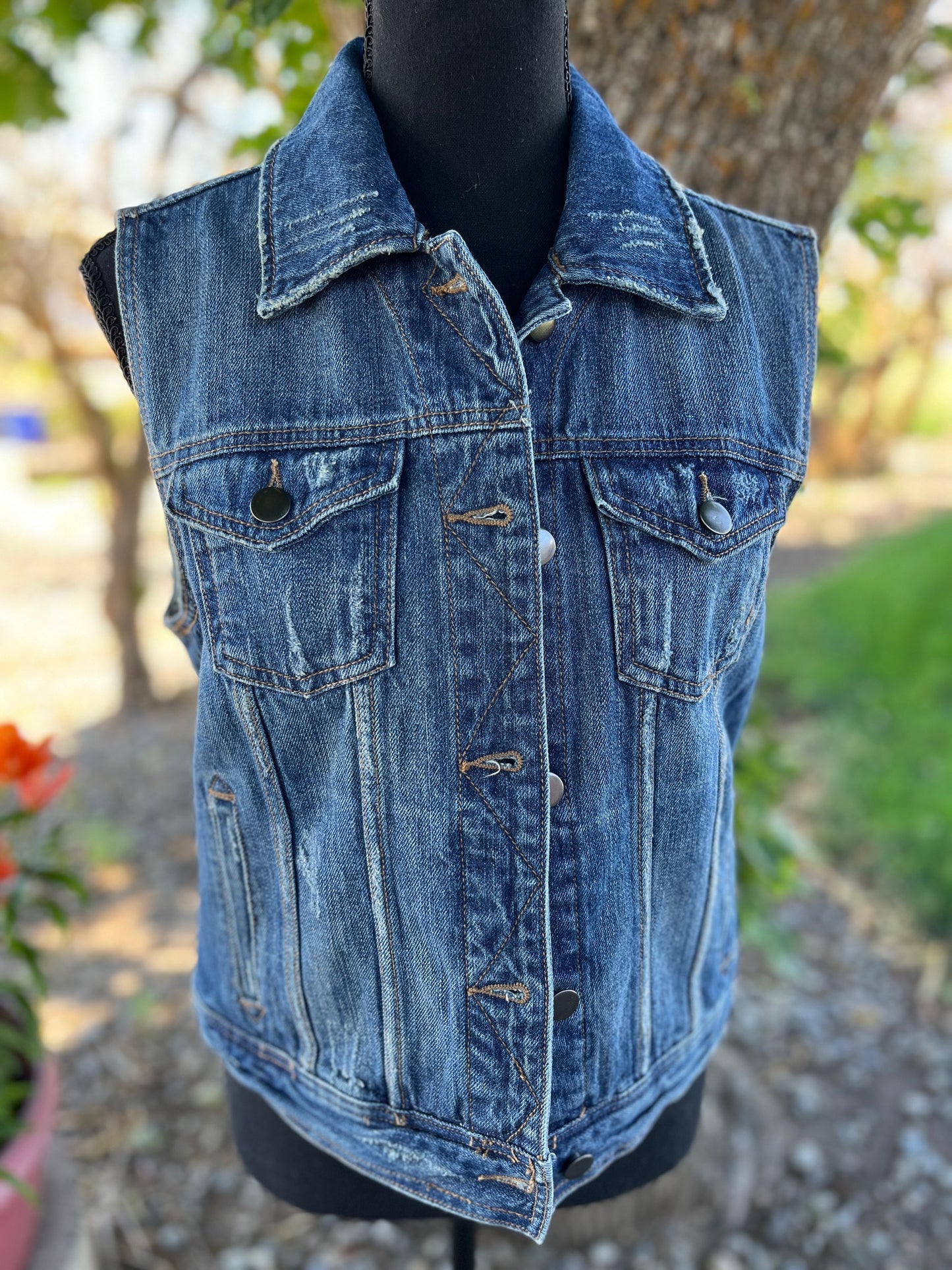 Denim Vest - Women's Medium