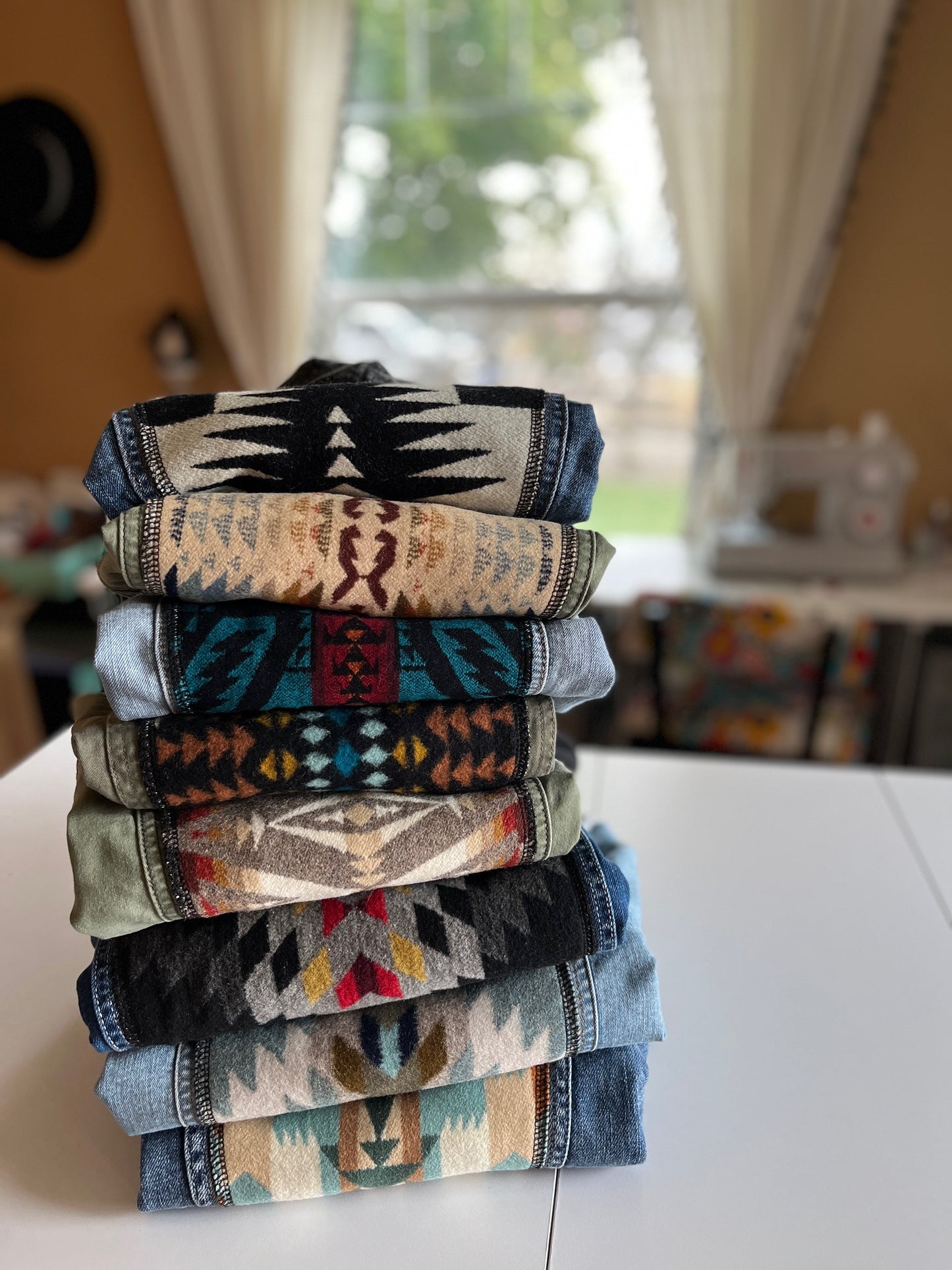 Sweatshirt Denim Jacket - Women's XS/S
