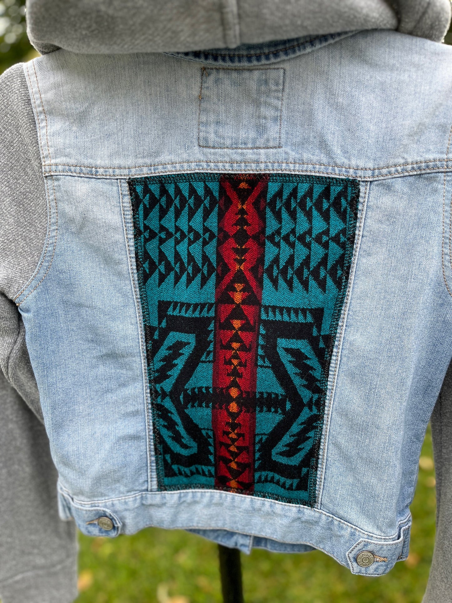 Sweatshirt Denim Jacket - Women's XS/S