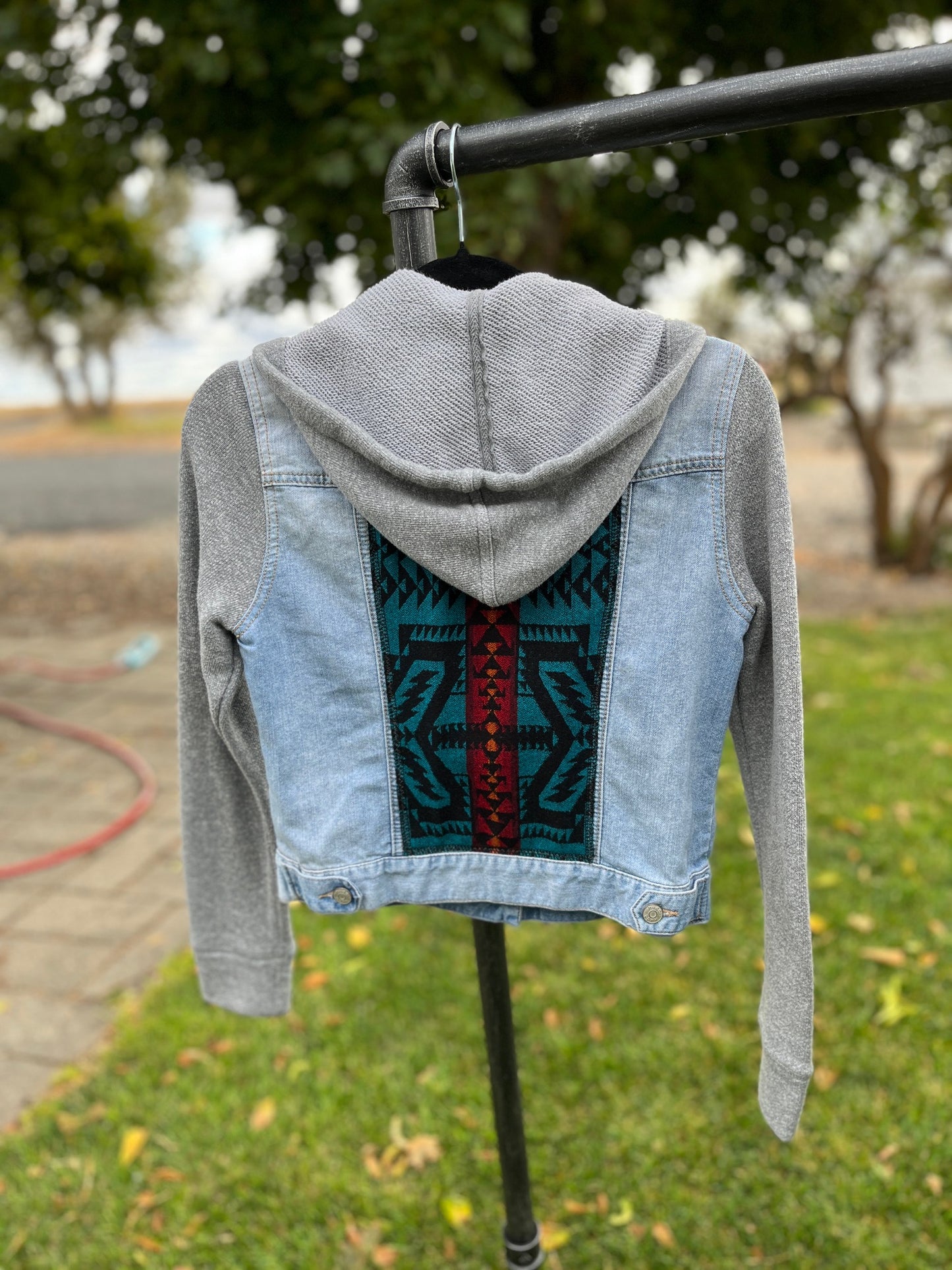 Sweatshirt Denim Jacket - Women's XS/S