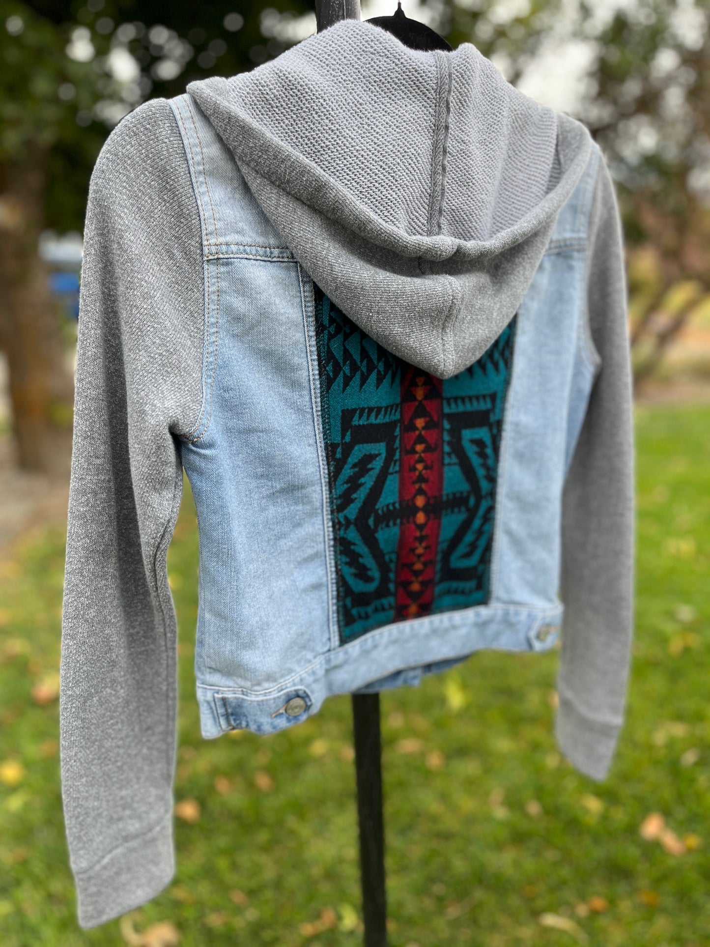 Sweatshirt Denim Jacket - Women's XS/S