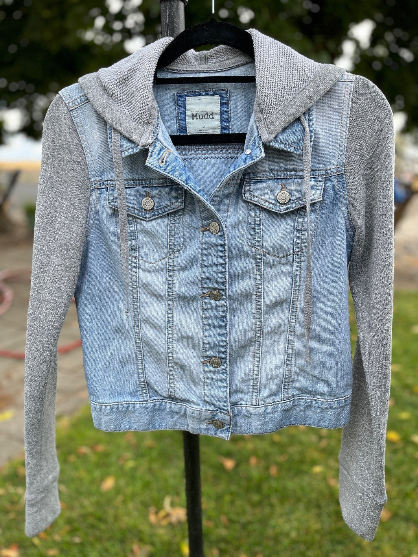 Sweatshirt Denim Jacket - Women's XS/S