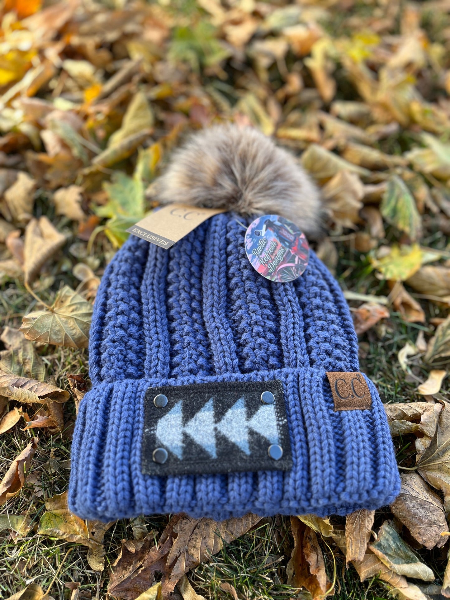 Custom C.C. Pom Pom Beanies