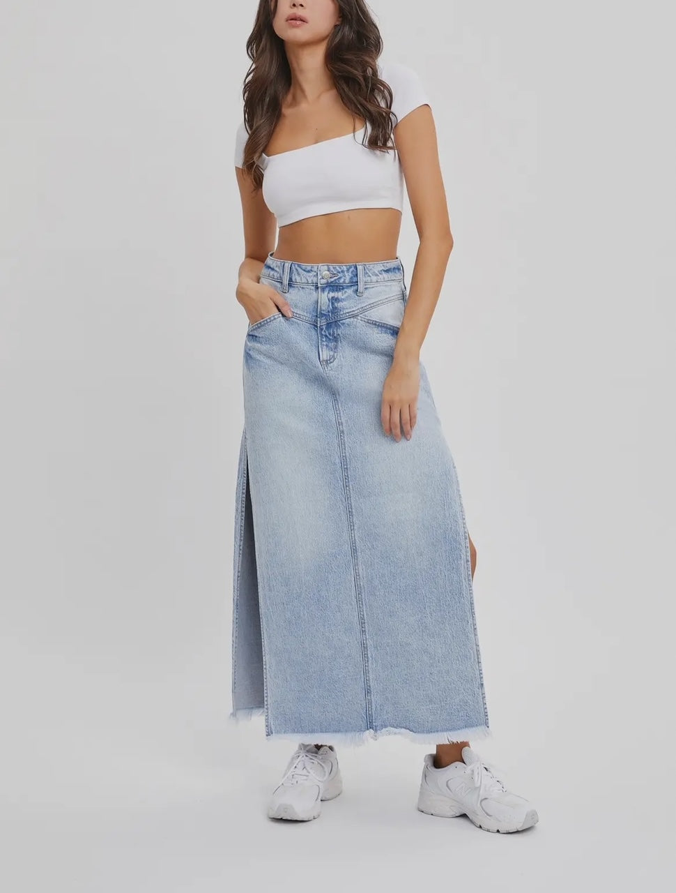 Denim Skirt - Size Medium
