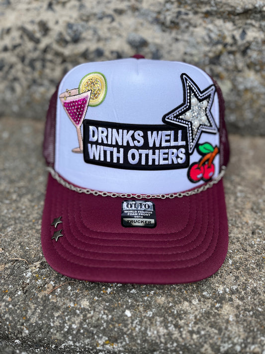 Trucker Hat - Drinks Well w/ Others