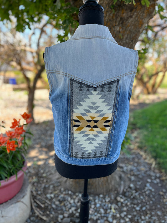 Denim Vest - Women's L