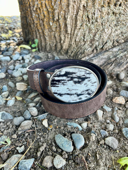 Cowhide Belt Buckle