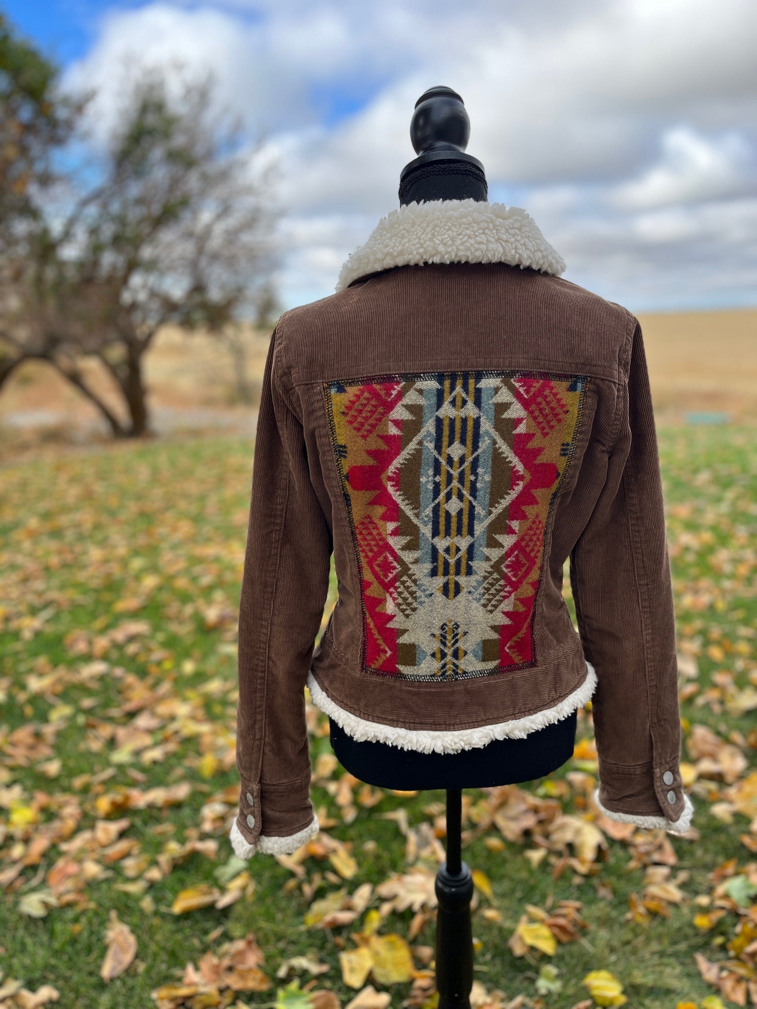 Corduroy Sherpa Jacket - Women's Small – Rustic Refresh Designs