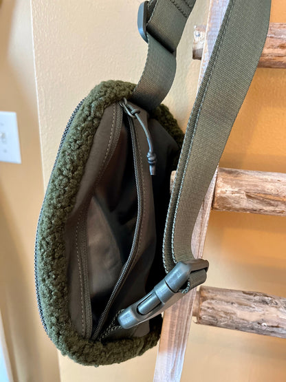 Green Sherpa Belt Bag