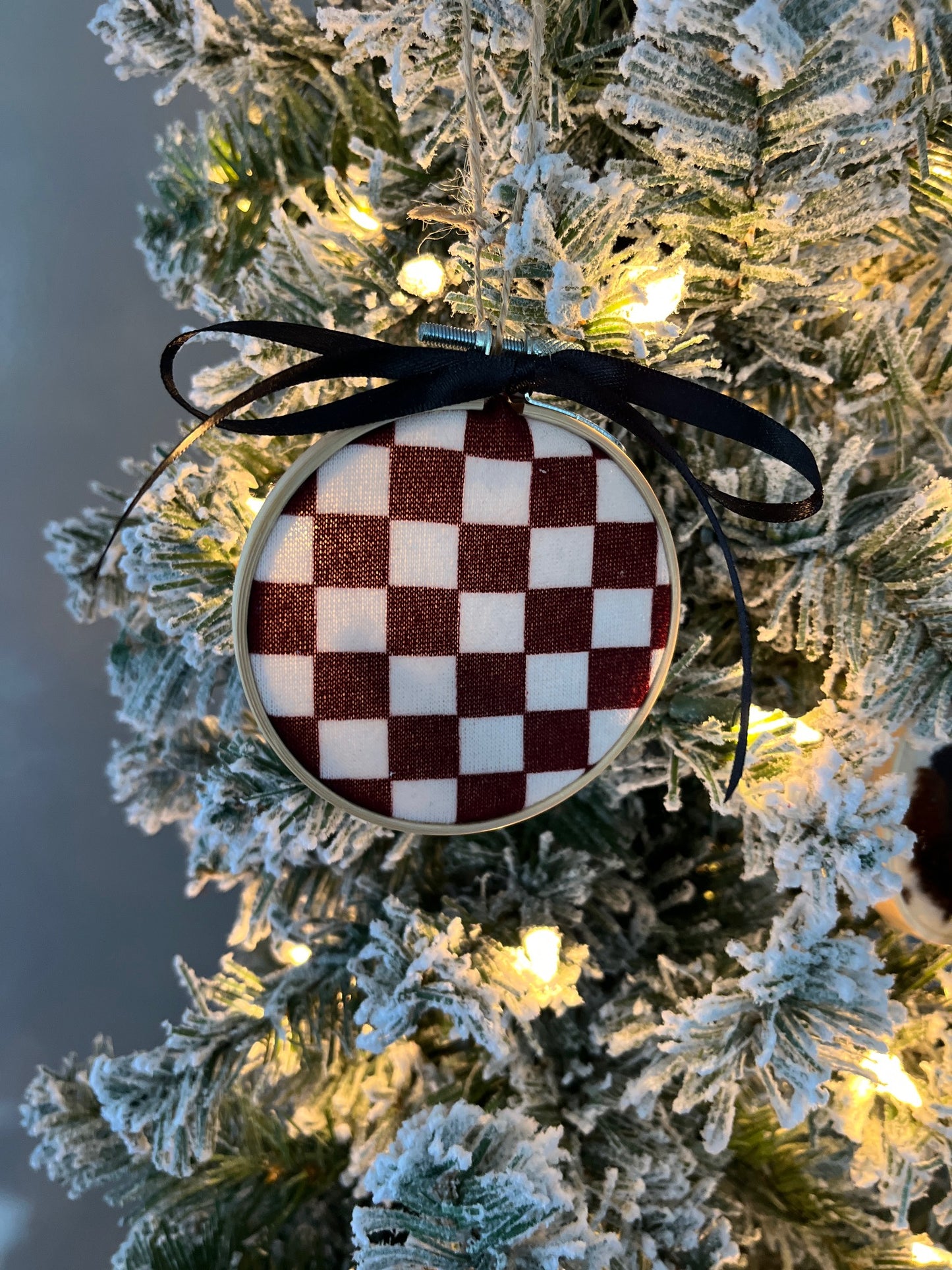 Checkered Ornaments