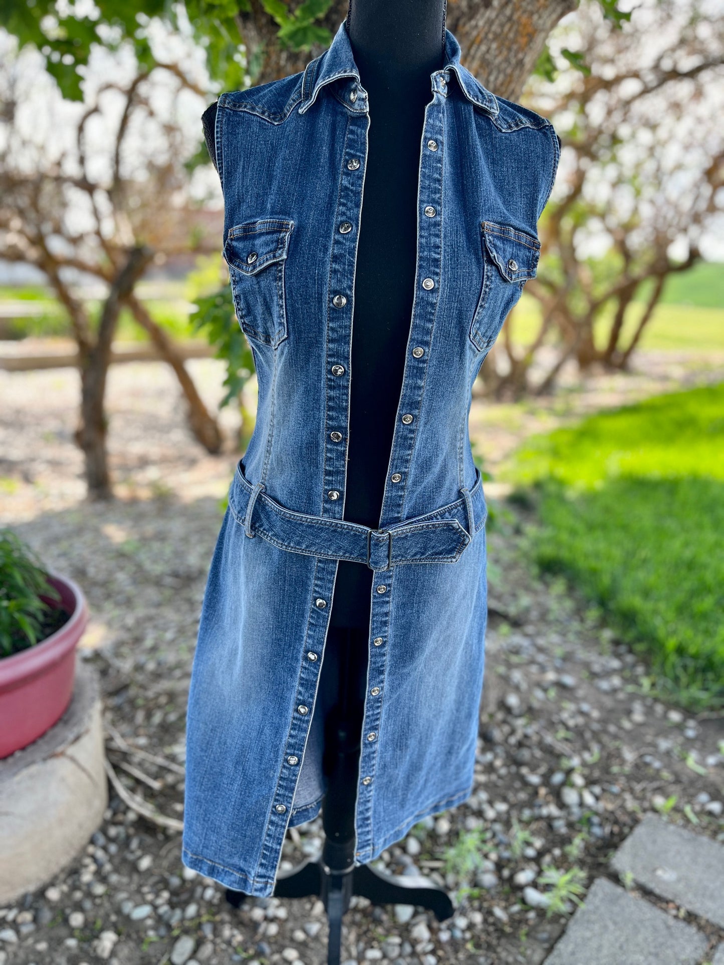 Denim Dress - Size XS