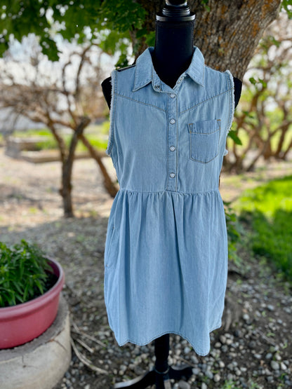 Denim Dress - Size Small