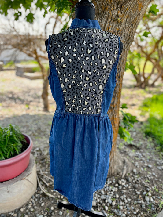 Denim Dress - Size Large