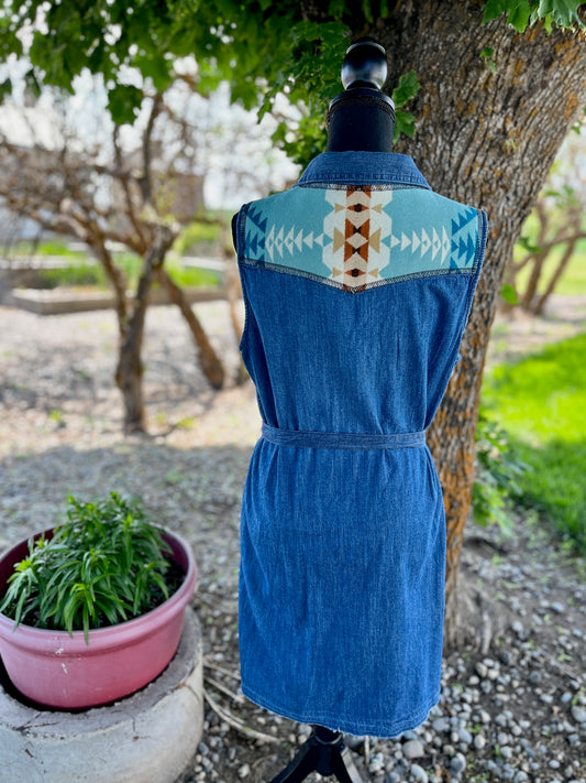 Denim Dress - Size Large