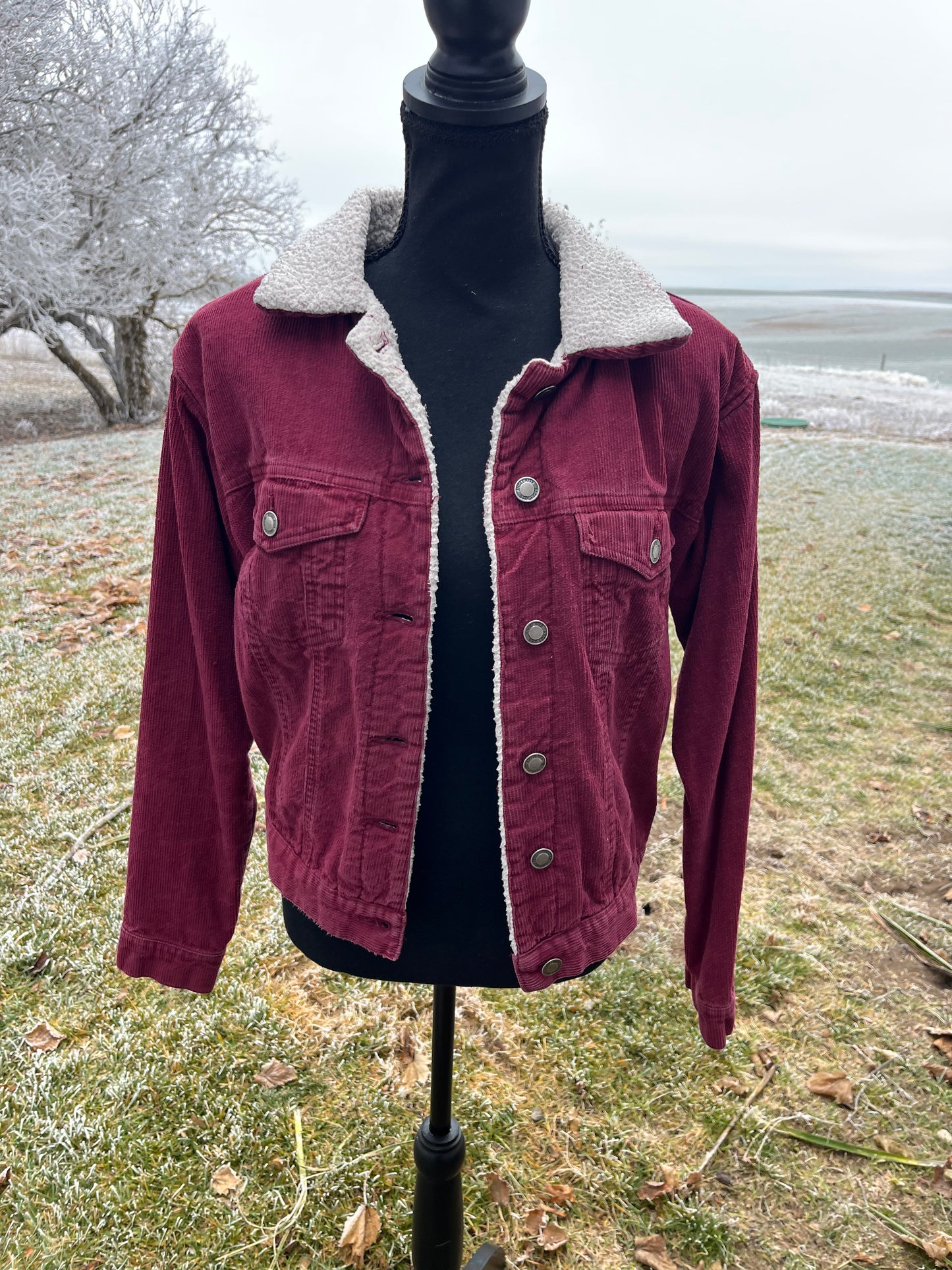 Corduroy Sherpa Jacket - Women's XS