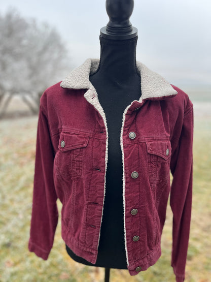 Corduroy Sherpa Jacket - Women's XS