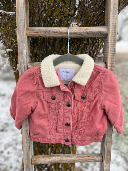 Corduroy Sherpa Jacket - Kid's 6-12 months