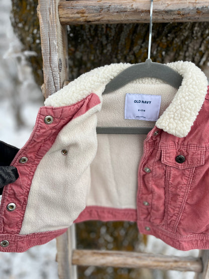 Corduroy Sherpa Jacket - Kid's 6-12 months