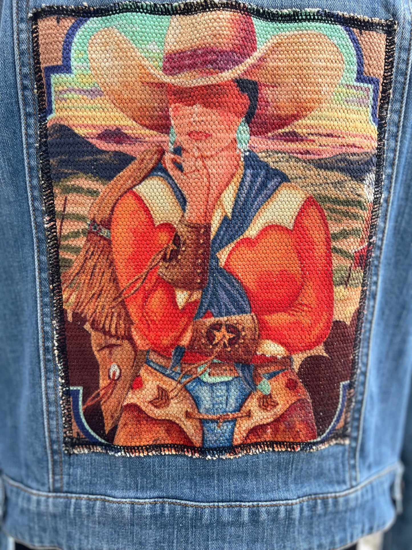 Cowgirl Denim Jacket - Women's Large