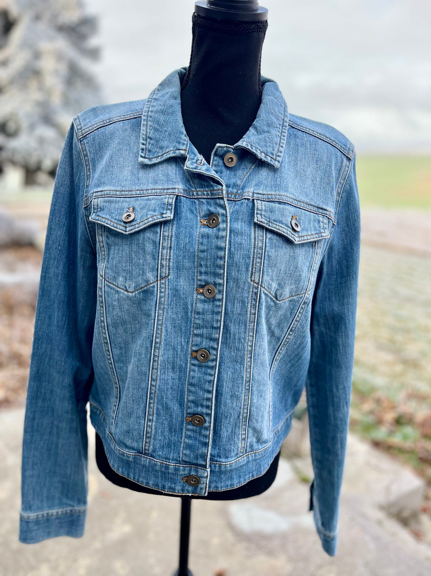 Cowgirl Denim Jacket - Women's Large