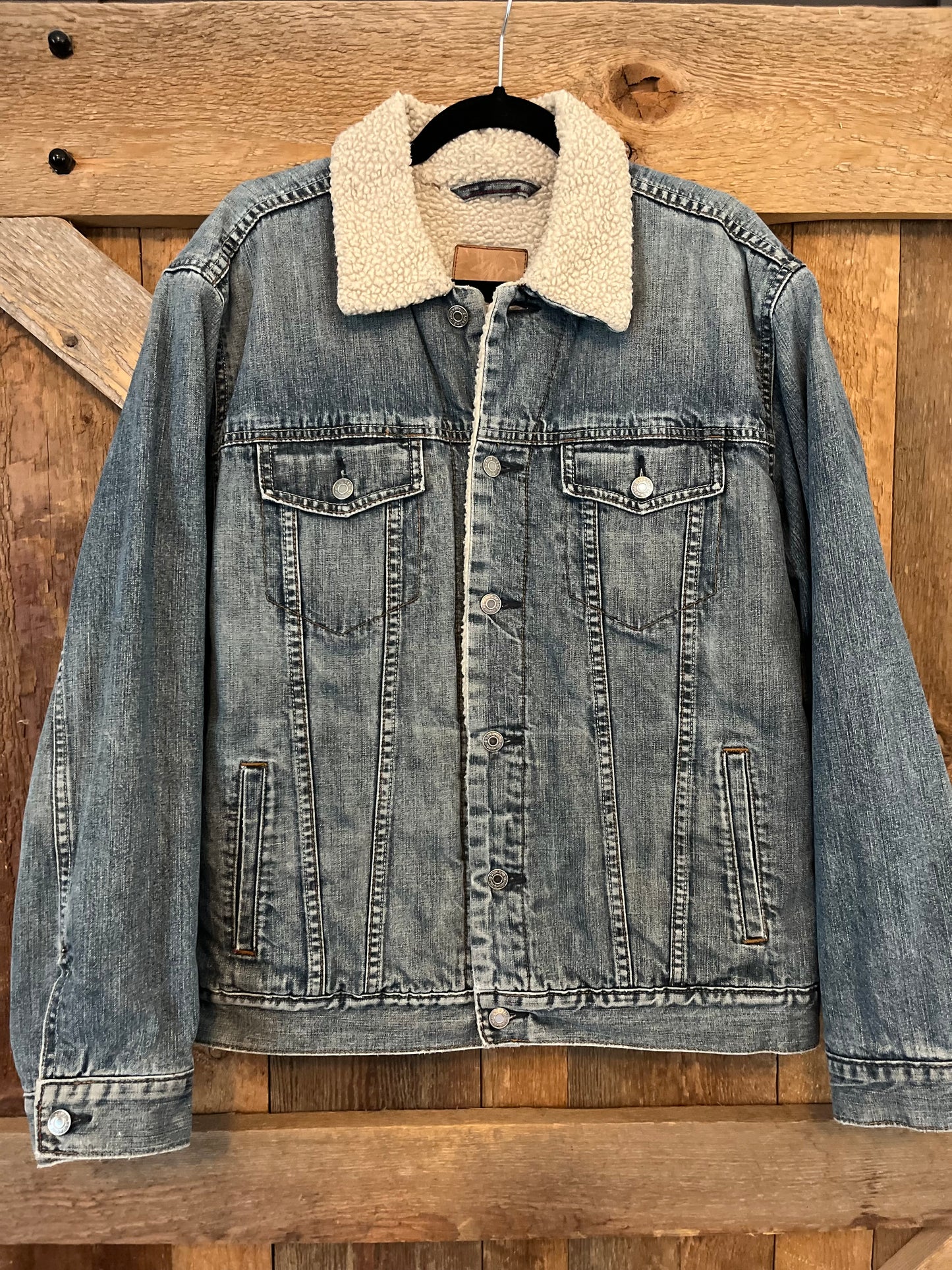 Sherpa Denim Jacket - Men's L or Women's 2XL