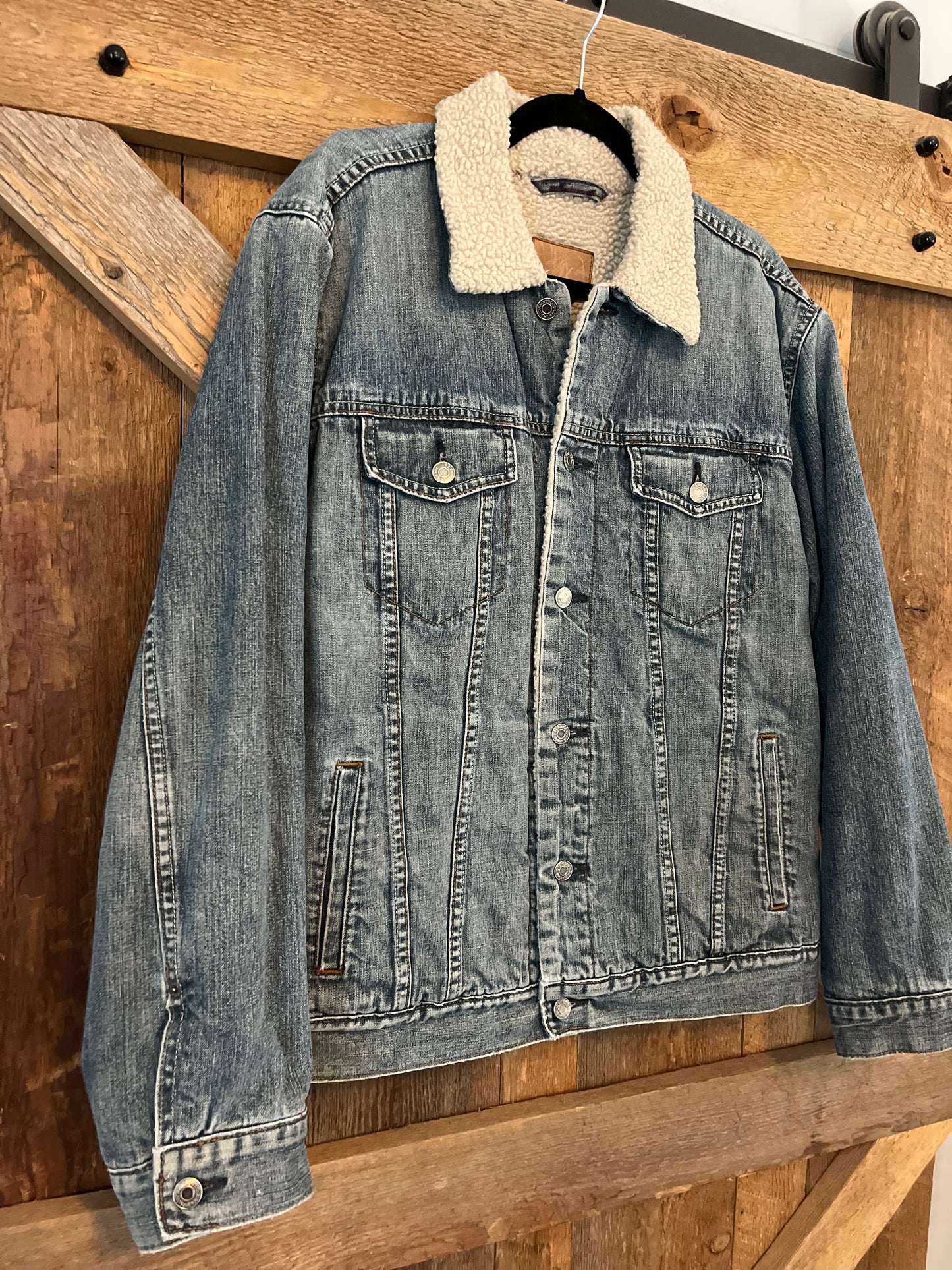 Sherpa Denim Jacket - Men's L or Women's 2XL