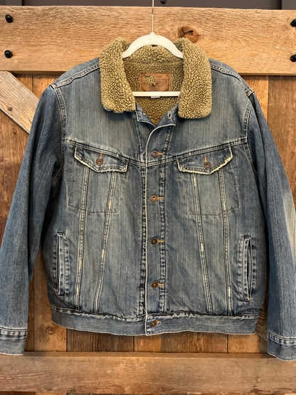 Sherpa Denim Jacket - Men's L or Women's 2XL