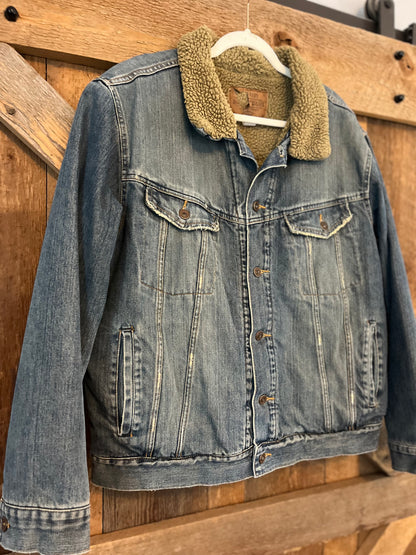 Sherpa Denim Jacket - Men's L or Women's 2XL