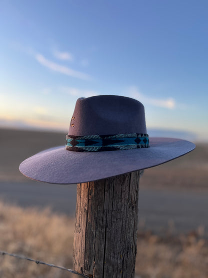 Gray Charlie 1 Hat w/ Reversible Wool Band