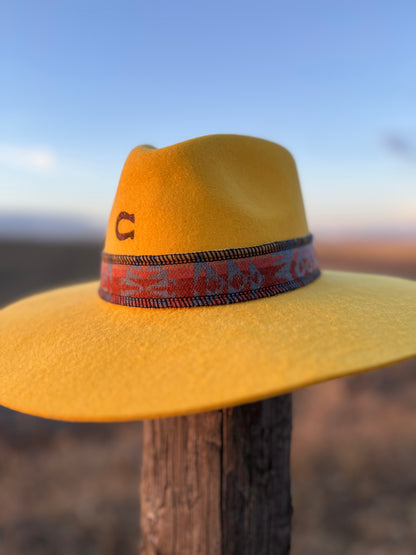 Mustard Charlie 1 Hat w/ Reversible Wool Band