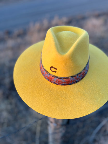 Mustard Charlie 1 Hat w/ Reversible Wool Band