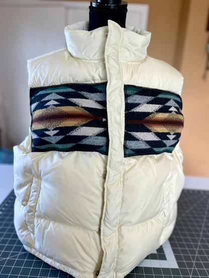 Beige Puffer Vest - Women's 3XL
