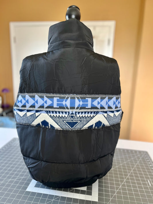 Black Puffer Vest - Women's Large