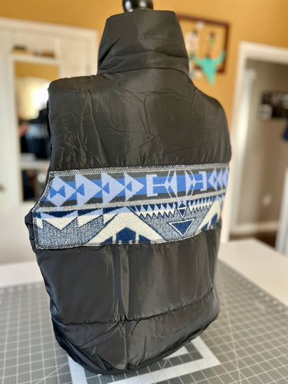 Black Puffer Vest - Women's Large