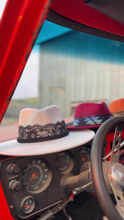 Jade Hat w/ Leather Band