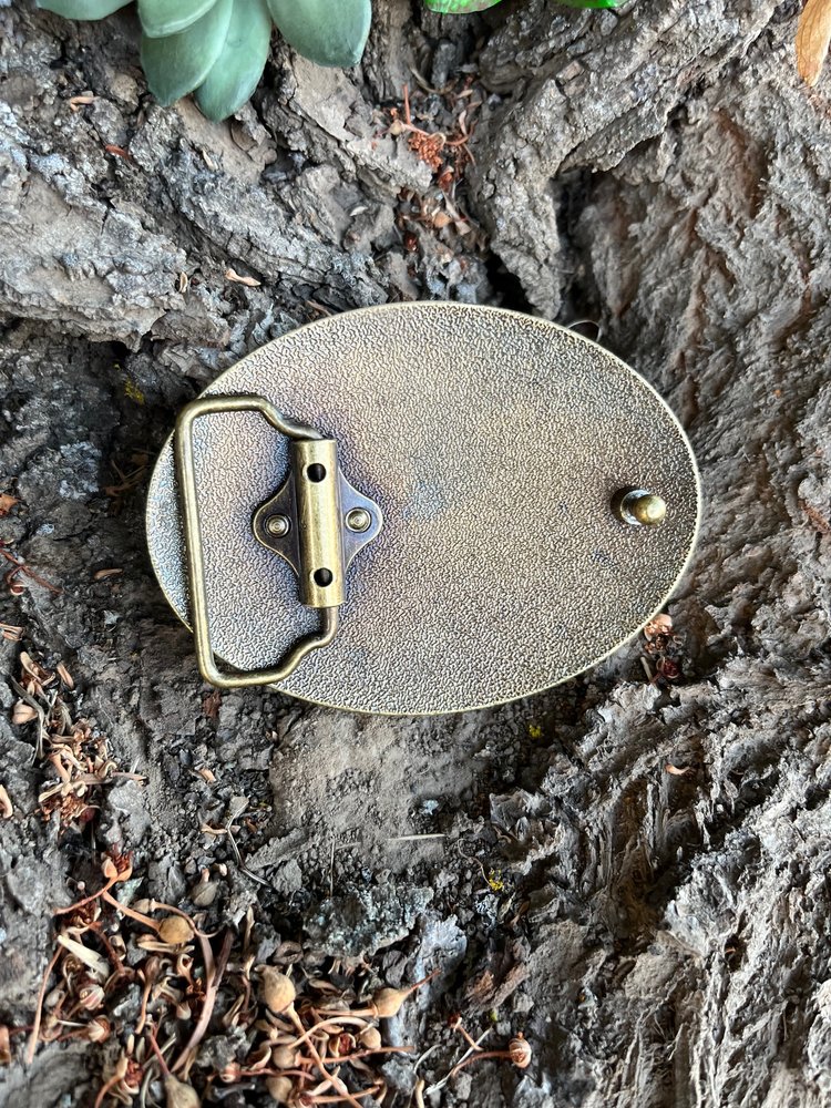 Cheetah Print Belt Buckle